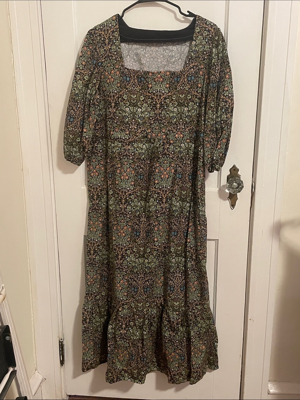William Morris hand sewn dress size L